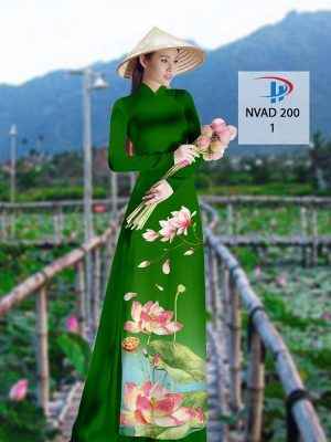 Vải Áo Dài Hoa Sen AD NVAD200 41